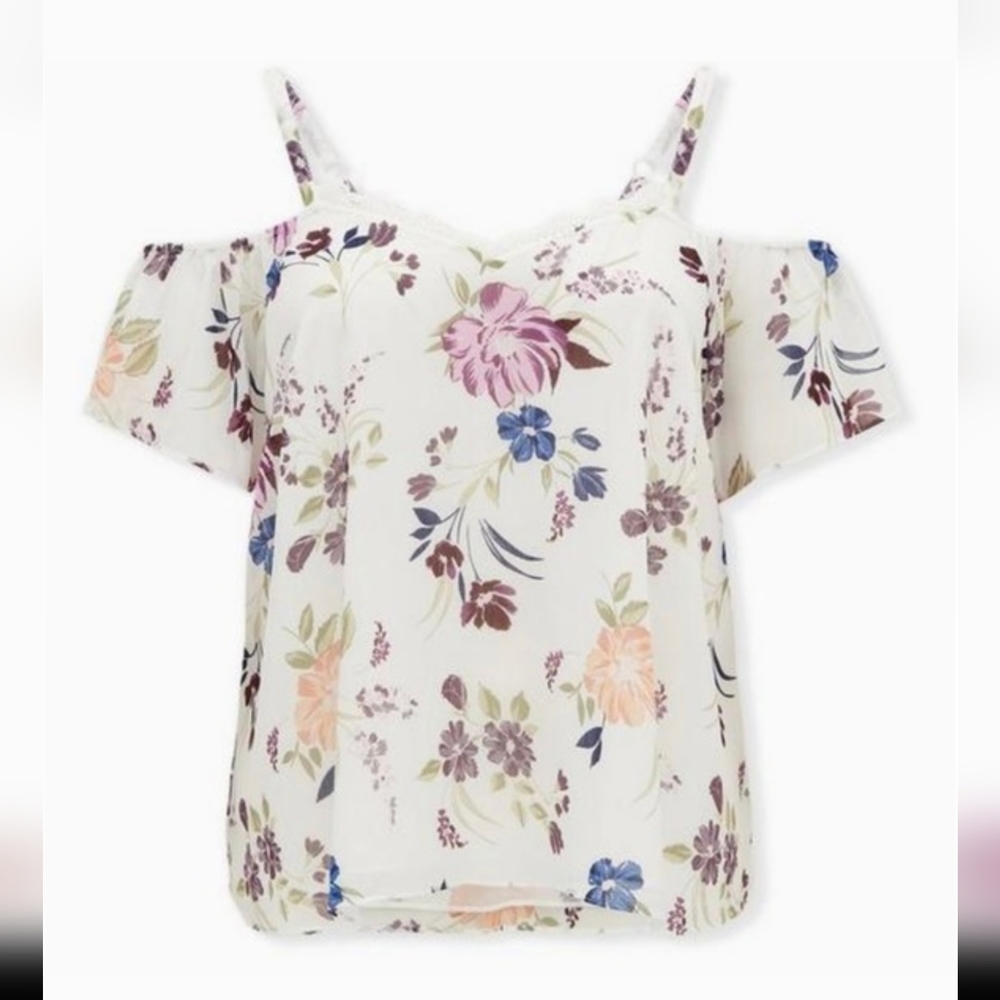 Torrid Floral Off-Shoulder Women's Top